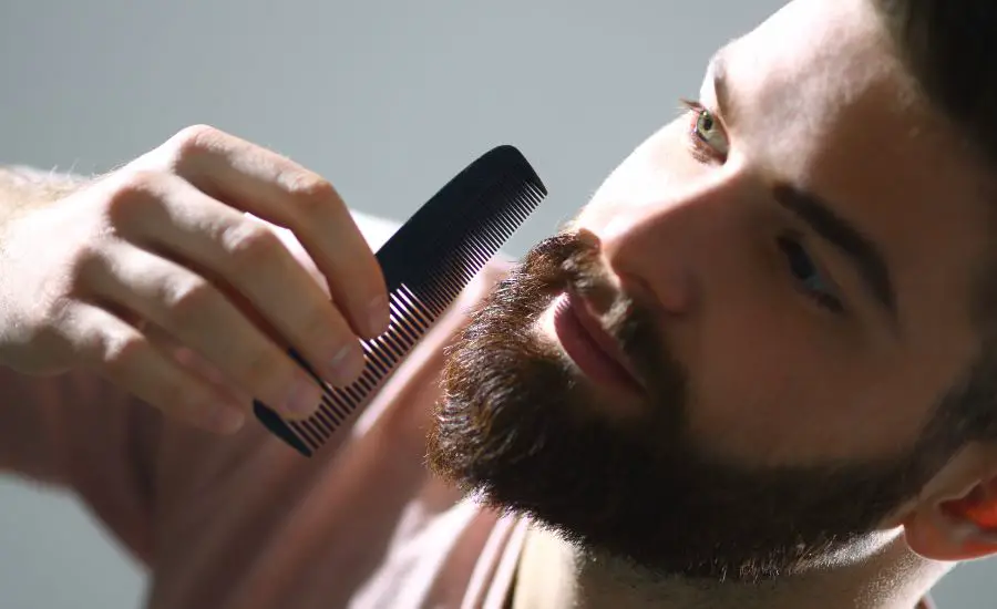 does brushing beard stimulate growth